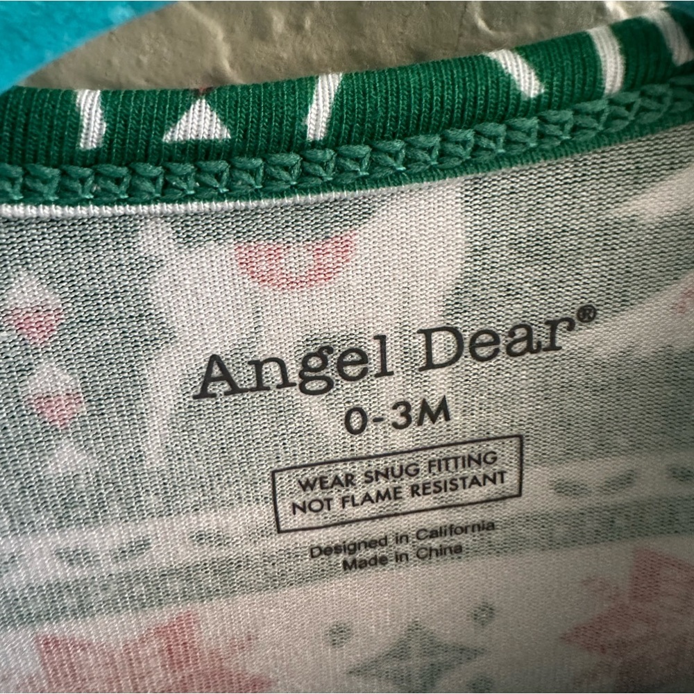 💜$20 FLASH SALE💜Angel Dear Viscose Holiday Footie NWT - Picture 3 of 5